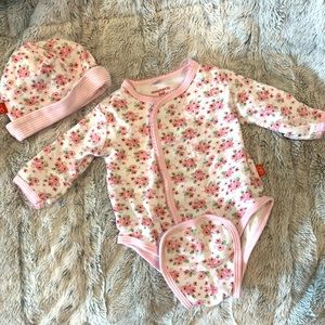 Magnificent Baby Rose Onesie and Reversible Hat